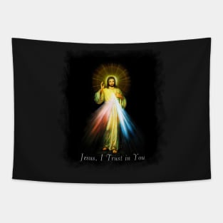 Jesus Divine Mercy Faustina Sacred Heart Catholic Tapestry