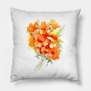 Californian Poppies Pillow