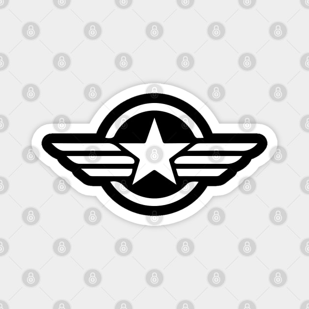 White Star Wings Magnet by Doc Multiverse Designs