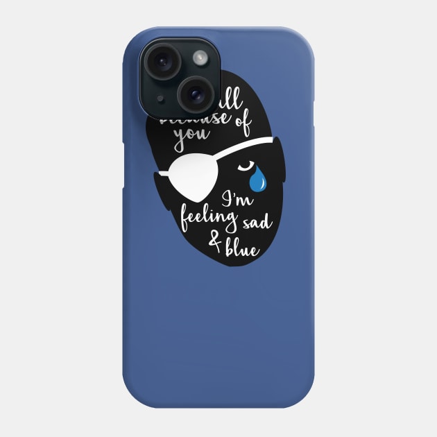 Sad & Blue Phone Case by DIGABLETEEZ