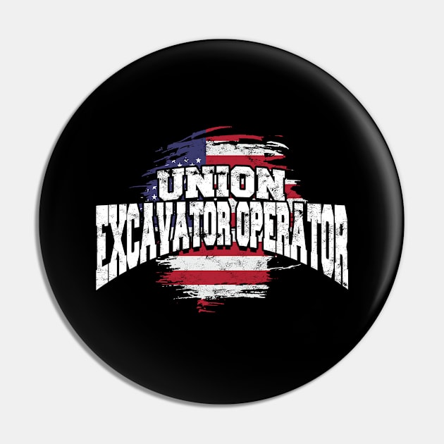 Heavy Equipment Operator Certified Excavator Operator Pin by IngeniousMerch