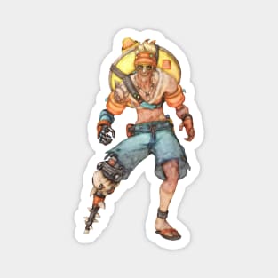 Junkrat as Beachrat, Overwatch Magnet