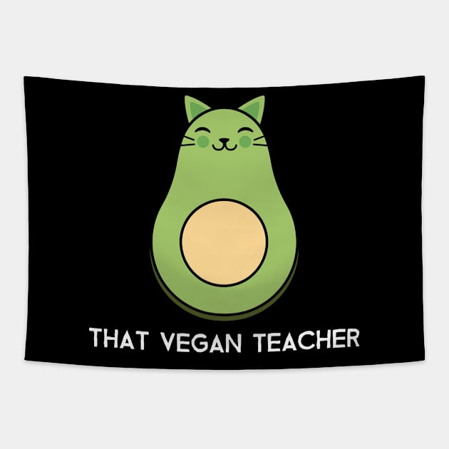 That Vegan Teacher Tapestry by Jitesh Kundra