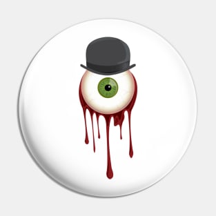 A Clockwork Eyeball Pin