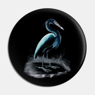 Majestic Heron Pin