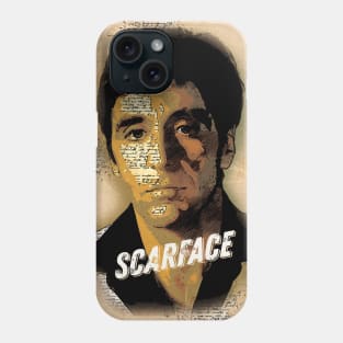 SCARFACE - Vintage Art Style Portrait Phone Case