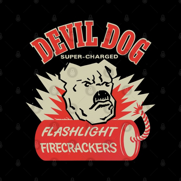 VINTAGE FIRECRACKER DEVIL DOG by kakeanbacot