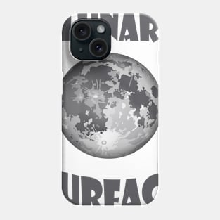 lunar surface Phone Case