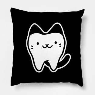 Cute cat tooth Pillow