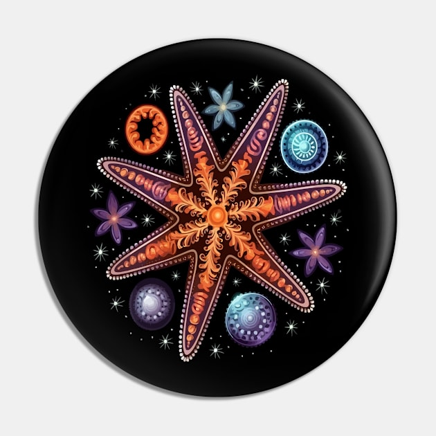 Starfish Halloween Pin by JH Mart