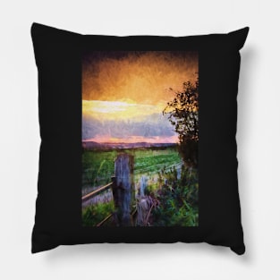 Dreaming at Dusk Pillow