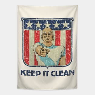 Keep it Clean America 1958 Tapestry