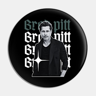 Brad pitt x 90s retro Pin