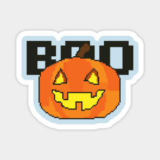 Jack O lantern Pumpkin Boo Halloween Design Magnet