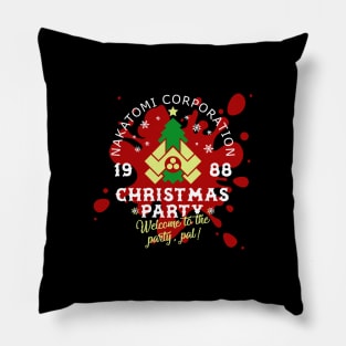 Die Hard Nakatomi Corp Christmas Party Pillow