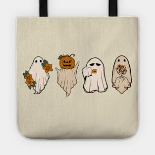 Cute ghost Halloween design Tote