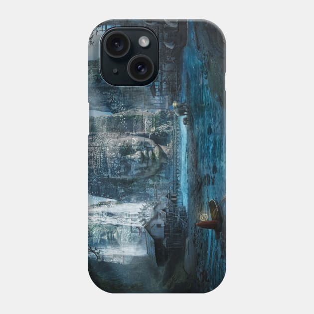 Misty Temple Phone Case by Jendi Art