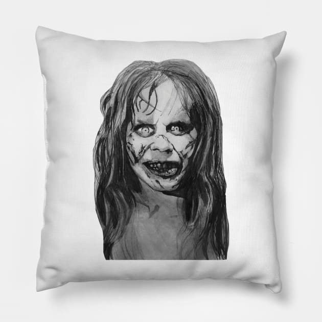 The Exorcist Pillow by nfrenette