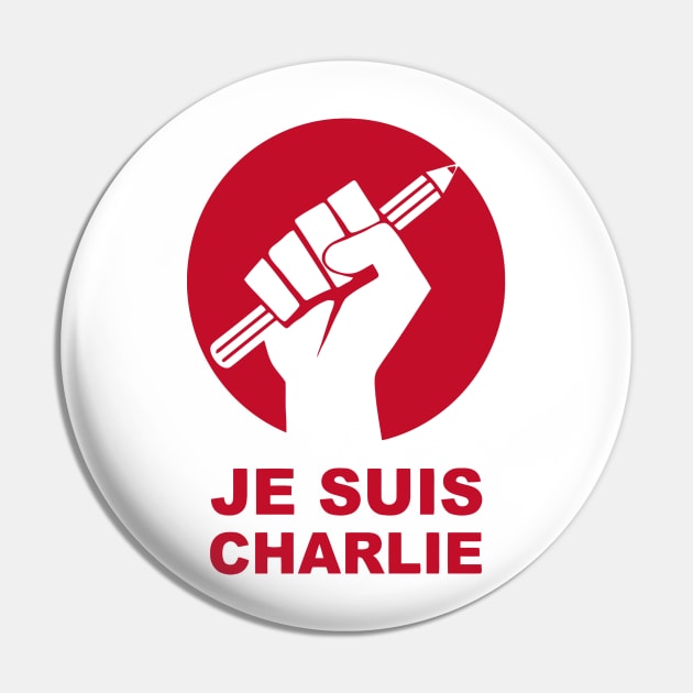 Je Suis Charlie Freedom Of Speech Pin by Ramateeshop