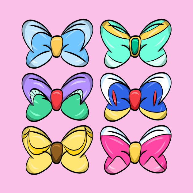 Princess Bows by SE Art and Design