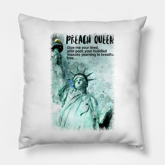 Defend DACA Dreamers Immigrant Awareness Anti-Trump Shirt Pillow by gillys