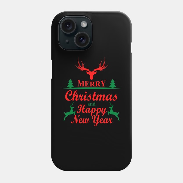 Merry Christmas And Happy New Year 2022 Phone Case by Sartazia