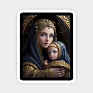 Madonna and Child Magnet