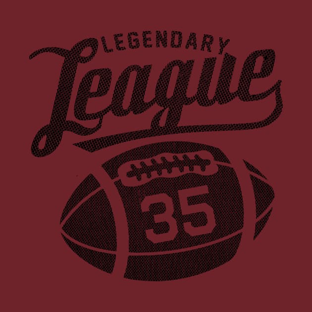 Legendary League Football Jersey bestseller tshirt tee shirt by BlabberBones