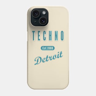 TECHNO 1988 DETROIT Phone Case