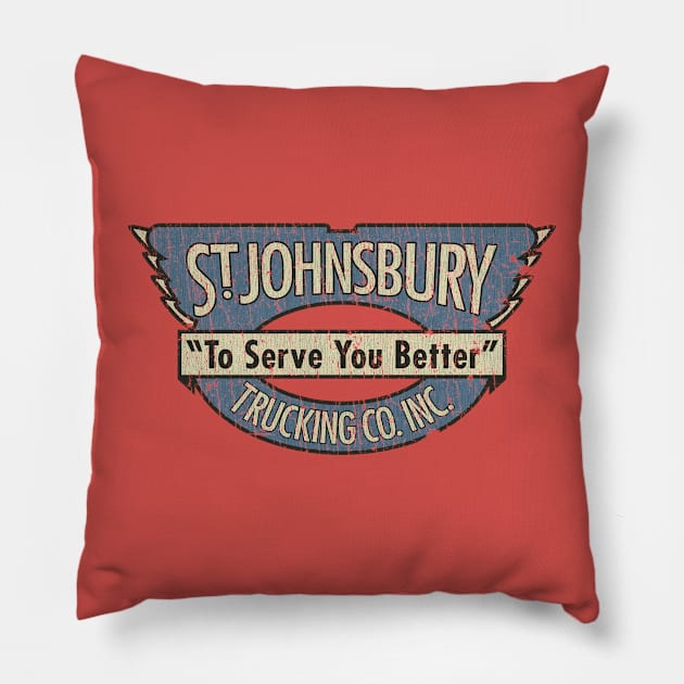 St. Johnsbury Trucking 1921 Pillow by JCD666