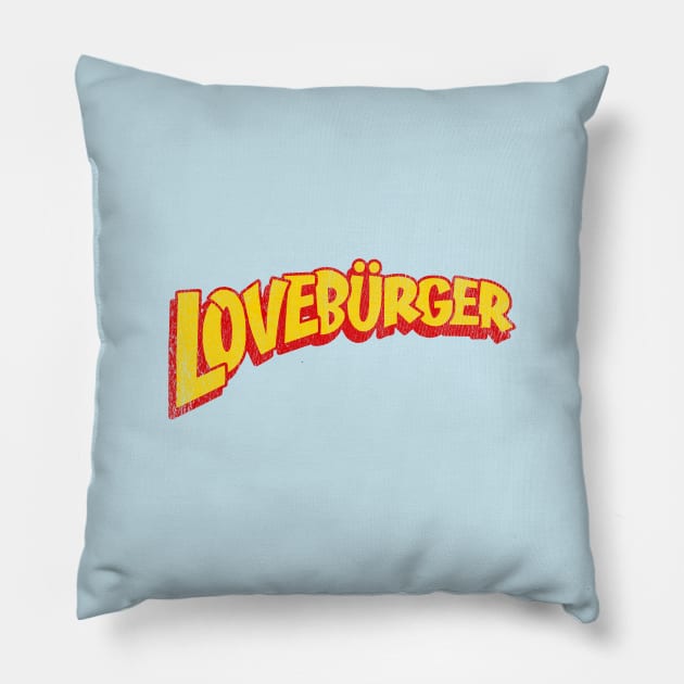 Loveburger Pillow by OniSide