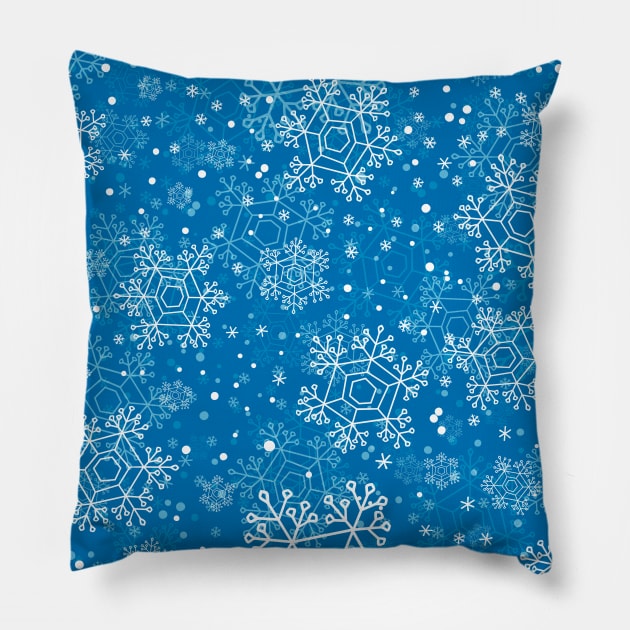 Snowflake pattern Pillow by katerinamk