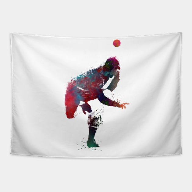 Baseball player #baseball #sport Tapestry by JBJart