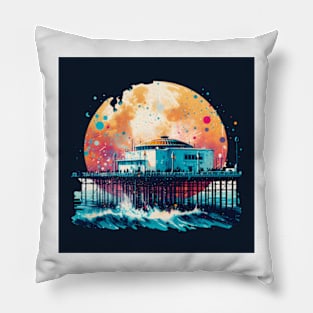 Santa Monica Pier Pillow