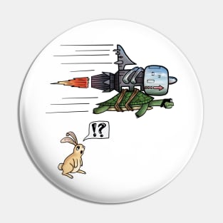 Turbo Tortoise & The Hare Pin