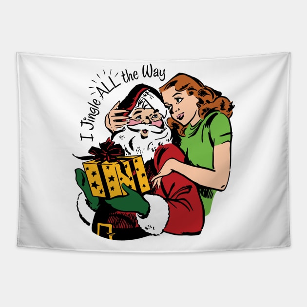 Jingle ALL The Way Tapestry by RTROstock