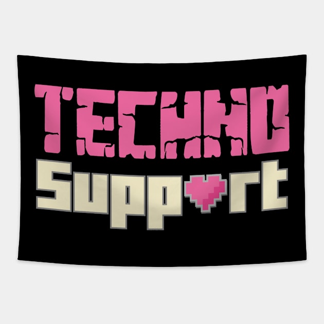 Technoblade Never Dies - TechnoSupport Tapestry by EleganceSpace