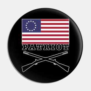 Patriot (Large Print) Pin