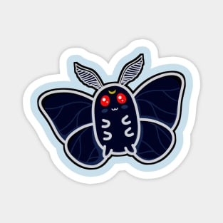 Cute Kawaii Mothman Luna Familiar Chibi Magnet