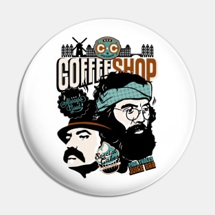 Cheech & Chong Coffee Shop Pin