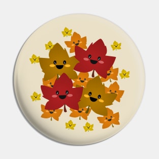 Happy leafy Autumn mess Pin