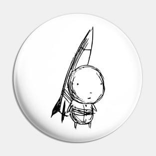 Rocket Baby Pin