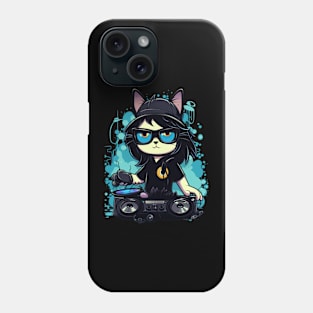 DJ cat Phone Case