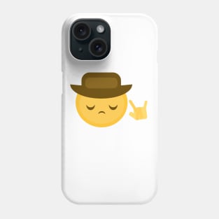 Sad Cowboy Emoji Phone Case