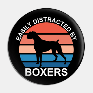 Easily Distracted By Boxers Pin
