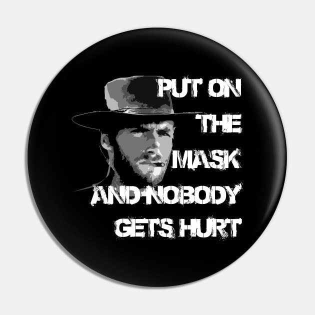 Eastwood Mask Pin by UnOfficialThreads