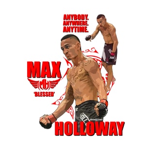 Max Holloway ufc artwork by shunsukevisuals T-Shirt