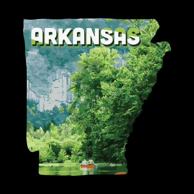 ARKANSAS state design / Arkansas lover by Anodyle