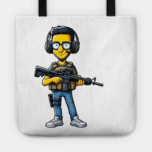 Tactical Yellow People Tote