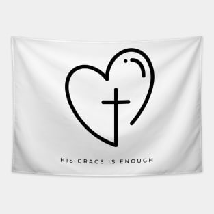 His Grace is Enough V12 Tapestry